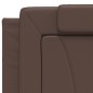 vidaXL Kopfteil-Kissen Braun 200 cm Kunstleder vidaXL Kopfteil-Kissen Braun 200 cm Kunstleder