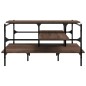 vidaXL Couchtisch Braun Eichen-Optik 100x100x48,5 cm Holzwerkstoff vidaXL Couchtisch Braun Eichen-Optik 100x100x48,5 cm Holzwerkstoff
