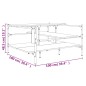 vidaXL Couchtisch Braun Eichen-Optik 100x100x48,5 cm Holzwerkstoff vidaXL Couchtisch Braun Eichen-Optik 100x100x48,5 cm Holzwerkstoff