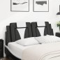 vidaXL Kopfteil-Kissen Schwarz und Weiß 120 cm Kunstleder vidaXL Kopfteil-Kissen Schwarz und Weiß 120 cm Kunstleder