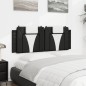 vidaXL Kopfteil-Kissen Schwarz und Weiß 120 cm Kunstleder vidaXL Kopfteil-Kissen Schwarz und Weiß 120 cm Kunstleder