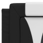 vidaXL Kopfteil-Kissen Schwarz und Weiß 120 cm Kunstleder vidaXL Kopfteil-Kissen Schwarz und Weiß 120 cm Kunstleder