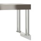 vidaXL Küchen-Arbeitstisch mit Aufsatzboard 110x55x120 cm Edelstahl vidaXL Küchen-Arbeitstisch mit Aufsatzboard 110x55x120 cm Edelstahl