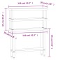 vidaXL Küchen-Arbeitstisch mit Aufsatzboard 110x30x150 cm Edelstahl vidaXL Küchen-Arbeitstisch mit Aufsatzboard 110x30x150 cm Edelstahl