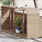 vidaXL Outdoor-Regale 2 Stk. Beige Poly Rattan vidaXL Outdoor-Regale 2 Stk. Beige Poly Rattan