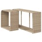 vidaXL Outdoor-Regale 2 Stk. Beige Poly Rattan vidaXL Outdoor-Regale 2 Stk. Beige Poly Rattan