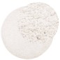 vidaXL Teppich Shaggy Hochflor Modern Creme Ø 200 cm vidaXL Teppich Shaggy Hochflor Modern Creme Ø 200 cm