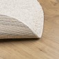 vidaXL Teppich Shaggy Hochflor Modern Creme Ø 200 cm vidaXL Teppich Shaggy Hochflor Modern Creme Ø 200 cm