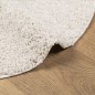 vidaXL Teppich Shaggy Hochflor Modern Creme Ø 200 cm vidaXL Teppich Shaggy Hochflor Modern Creme Ø 200 cm