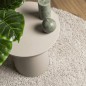 vidaXL Teppich Shaggy Hochflor Modern Creme Ø 200 cm vidaXL Teppich Shaggy Hochflor Modern Creme Ø 200 cm