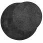 vidaXL Teppich Shaggy Hochflor Modern Anthrazit Ø 280 cm vidaXL Teppich Shaggy Hochflor Modern Anthrazit Ø 280 cm