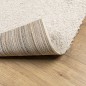 vidaXL Teppich Shaggy Hochflor Modern Creme 80x200 cm vidaXL Teppich Shaggy Hochflor Modern Creme 80x200 cm