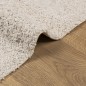 vidaXL Teppich Shaggy Hochflor Modern Creme 80x200 cm vidaXL Teppich Shaggy Hochflor Modern Creme 80x200 cm