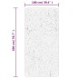 vidaXL Teppich Shaggy Hochflor Modern Anthrazit 100x200 cm vidaXL Teppich Shaggy Hochflor Modern Anthrazit 100x200 cm