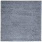 vidaXL Teppich Shaggy Hochflor Modern Blau 120x120 cm vidaXL Teppich Shaggy Hochflor Modern Blau 120x120 cm