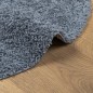 vidaXL Teppich Shaggy Hochflor Modern Blau Ø 200 cm vidaXL Teppich Shaggy Hochflor Modern Blau Ø 200 cm