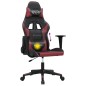 vidaXL Gaming-Stuhl mit Massagefunktion Schwarz und Weinrot Kunstleder vidaXL Gaming-Stuhl mit Massagefunktion Schwarz und Weinrot Kunstleder
