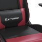 vidaXL Gaming-Stuhl mit Massagefunktion Schwarz und Weinrot Kunstleder vidaXL Gaming-Stuhl mit Massagefunktion Schwarz und Weinrot Kunstleder