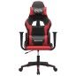 vidaXL Gaming-Stuhl mit Massagefunktion Schwarz und Rot Kunstleder vidaXL Gaming-Stuhl mit Massagefunktion Schwarz und Rot Kunstleder