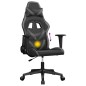 vidaXL Gaming-Stuhl mit Massagefunktion Schwarz und Grau Kunstleder vidaXL Gaming-Stuhl mit Massagefunktion Schwarz und Grau Kunstleder
