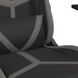 vidaXL Gaming-Stuhl mit Massagefunktion Schwarz und Grau Kunstleder vidaXL Gaming-Stuhl mit Massagefunktion Schwarz und Grau Kunstleder