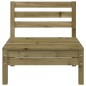 vidaXL Gartensofas ohne Armlehnen 4 Stk. Kiefernholz Imprägniert vidaXL Gartensofas ohne Armlehnen 4 Stk. Kiefernholz Imprägniert