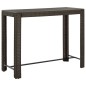 9-tlg. Gartenbar-Set mit Kissen Poly Rattan Braun 9-tlg. Gartenbar-Set mit Kissen Poly Rattan Braun