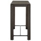 9-tlg. Gartenbar-Set mit Kissen Poly Rattan Braun 9-tlg. Gartenbar-Set mit Kissen Poly Rattan Braun