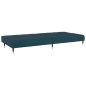 vidaXL Schlafsofa 2-Sitzer Blau Samt vidaXL Schlafsofa 2-Sitzer Blau Samt