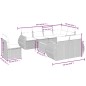 vidaXL 9-tlg. Garten-Sofagarnitur mit Kissen Schwarz Poly Rattan vidaXL 9-tlg. Garten-Sofagarnitur mit Kissen Schwarz Poly Rattan