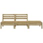 vidaXL Gartensofa 3-Sitzer Kiefernholz Imprägniert vidaXL Gartensofa 3-Sitzer Kiefernholz Imprägniert