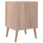 vidaXL Nachttisch Sonoma-Eiche 38,5x38,5x57 cm Holzwerkstoff vidaXL Nachttisch Sonoma-Eiche 38,5x38,5x57 cm Holzwerkstoff