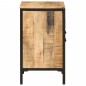 vidaXL Waschbeckenunterschrank 55x35x60 cm Massivholz Mango und Eisen vidaXL Waschbeckenunterschrank 55x35x60 cm Massivholz Mango und Eisen