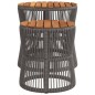 vidaXL Garten-Beistelltische 2 Stk. mit Holzplatte Grau Poly Rattan vidaXL Garten-Beistelltische 2 Stk. mit Holzplatte Grau Poly Rattan