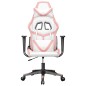 vidaXL Gaming-Stuhl mit Massagefunktion Weiß und Rosa Kunstleder vidaXL Gaming-Stuhl mit Massagefunktion Weiß und Rosa Kunstleder