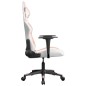 vidaXL Gaming-Stuhl mit Massagefunktion Weiß und Rosa Kunstleder vidaXL Gaming-Stuhl mit Massagefunktion Weiß und Rosa Kunstleder