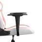 vidaXL Gaming-Stuhl mit Massagefunktion Weiß und Rosa Kunstleder vidaXL Gaming-Stuhl mit Massagefunktion Weiß und Rosa Kunstleder