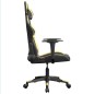 vidaXL Gaming-Stuhl mit Massagefunktion Schwarz & Golden Kunstleder vidaXL Gaming-Stuhl mit Massagefunktion Schwarz & Golden Kunstleder