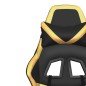 vidaXL Gaming-Stuhl mit Massagefunktion Schwarz & Golden Kunstleder vidaXL Gaming-Stuhl mit Massagefunktion Schwarz & Golden Kunstleder