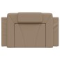 vidaXL Kopfteil-Kissen Cappuccino-Braun 90 cm Kunstleder vidaXL Kopfteil-Kissen Cappuccino-Braun 90 cm Kunstleder
