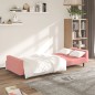 vidaXL Schlafsofa 2-Sitzer Rosa Samt vidaXL Schlafsofa 2-Sitzer Rosa Samt