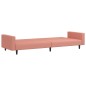 vidaXL Schlafsofa 2-Sitzer Rosa Samt vidaXL Schlafsofa 2-Sitzer Rosa Samt