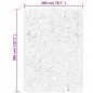 vidaXL Teppich Shaggy Hochflor Modern Creme 200x280 cm vidaXL Teppich Shaggy Hochflor Modern Creme 200x280 cm