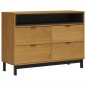 vidaXL Schubladenschrank FLAM 110x40x80 cm Massivholz Kiefer vidaXL Schubladenschrank FLAM 110x40x80 cm Massivholz Kiefer