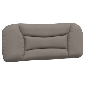vidaXL Kopfteil-Kissen Taupe 100 cm Stoff