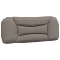 vidaXL Kopfteil-Kissen Taupe 100 cm Stoff