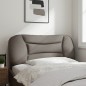 vidaXL Kopfteil-Kissen Taupe 100 cm Stoff