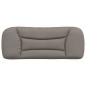 vidaXL Kopfteil-Kissen Taupe 100 cm Stoff