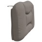 vidaXL Kopfteil-Kissen Taupe 100 cm Stoff