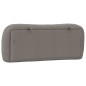 vidaXL Kopfteil-Kissen Taupe 100 cm Stoff